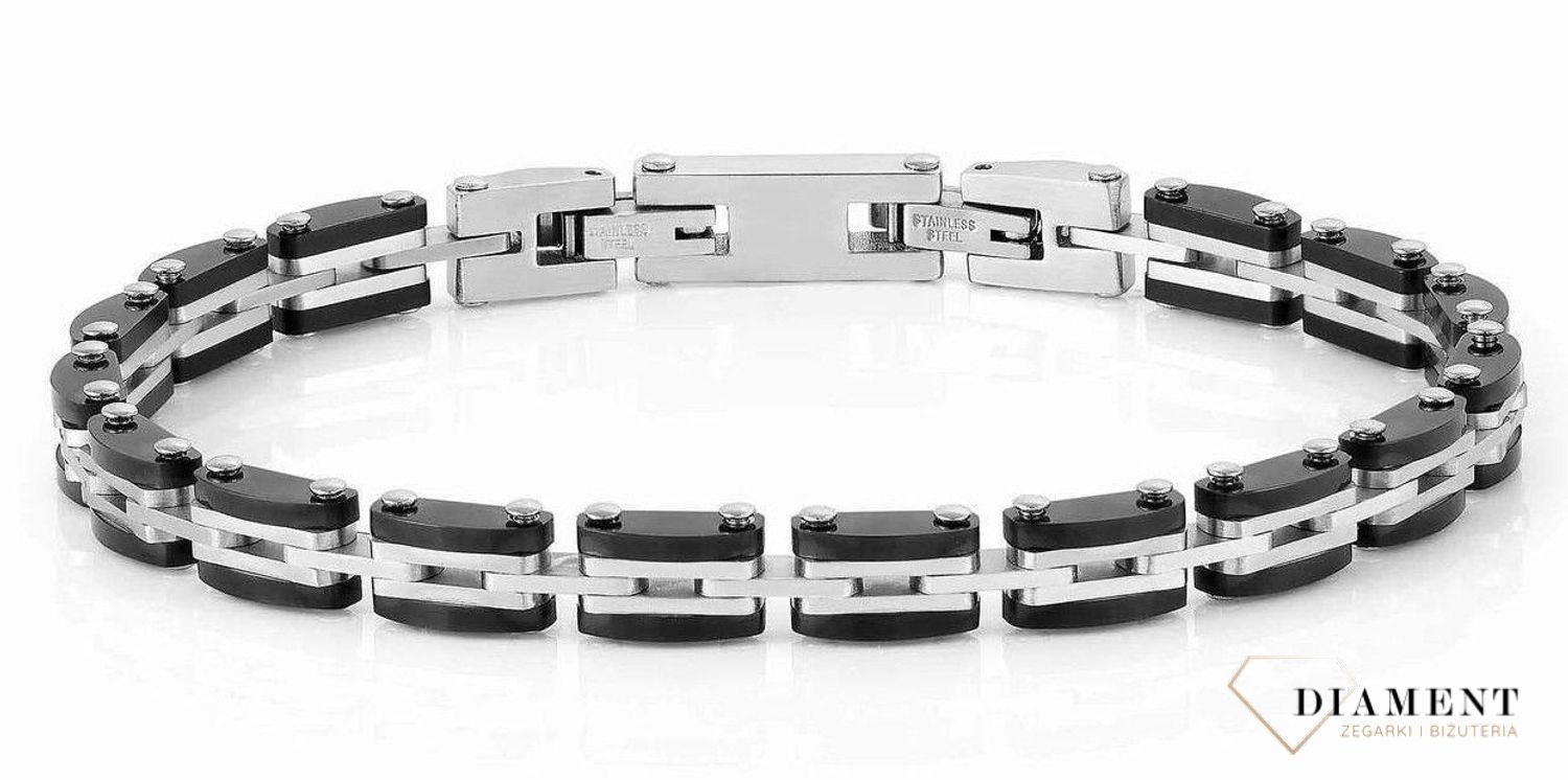  Mocny, charakterystyczny design inspirowany ogniwami łańcucha rowerowego sprawia, iż jest to idealna propozycja dla Panów, którzy stawiają na odważne i wyraziste dodatki do stylizacji (2).jpg